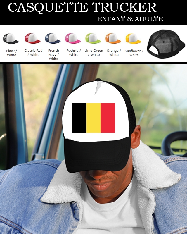 Snapback Belgium Flag 
