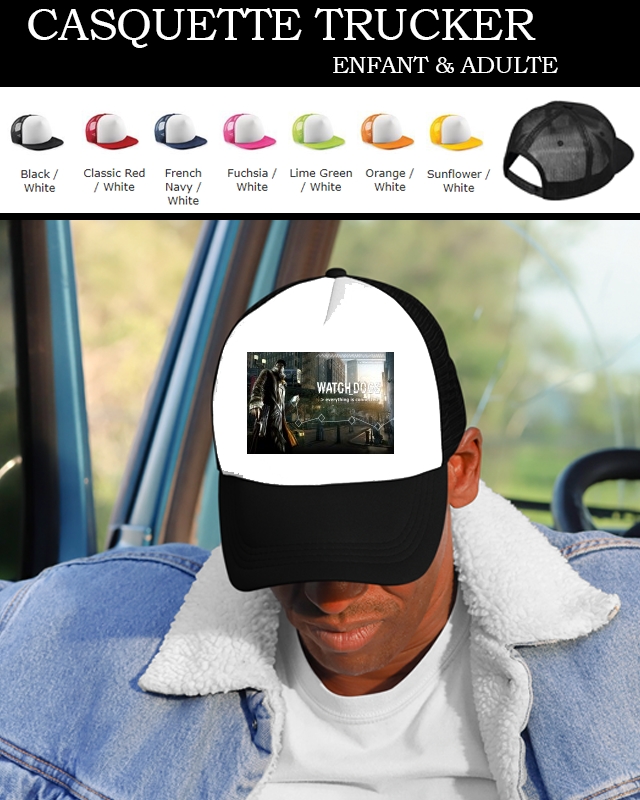 Snapback Watch Dogs Everything is connected 