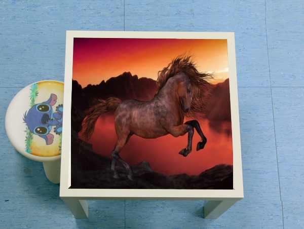 table d'appoint A Horse In The Sunset