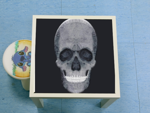 tavolinetto abstract skull 