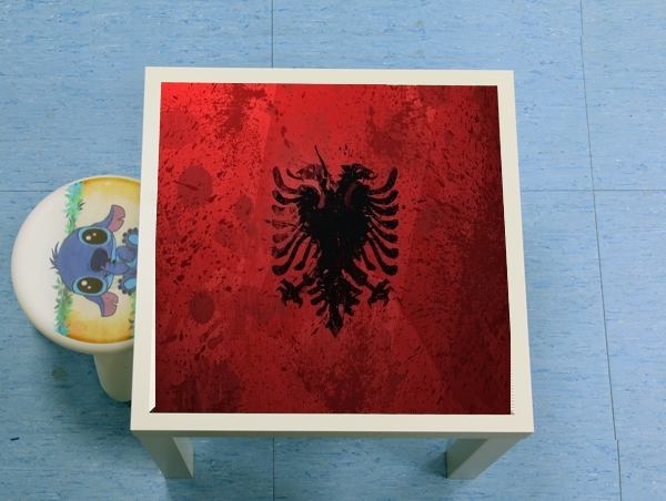 table d'appoint Albanie Painting Flag