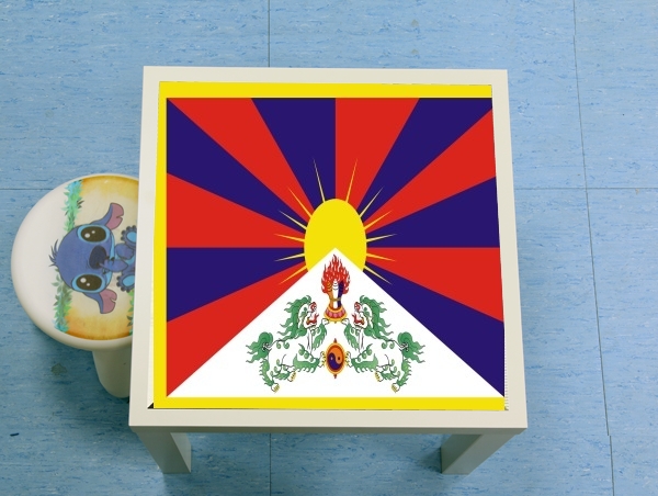 tavolinetto Flag Of Tibet 