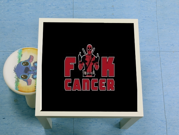table d'appoint Fuck Cancer With Deadpool