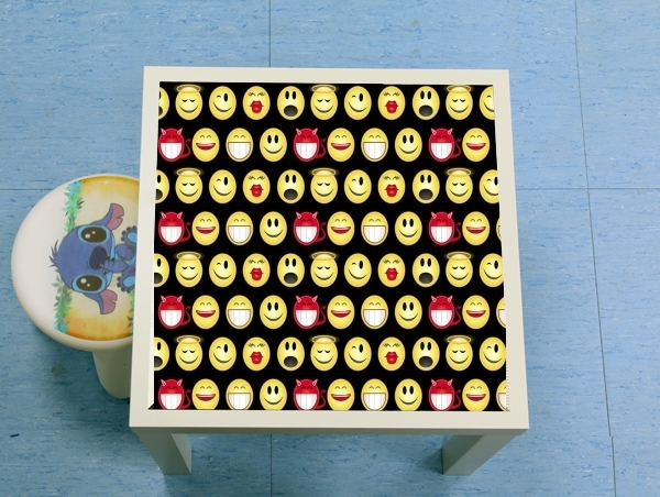 table d'appoint funny smileys