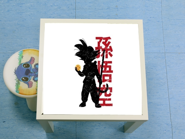 table d'appoint Goku silouette