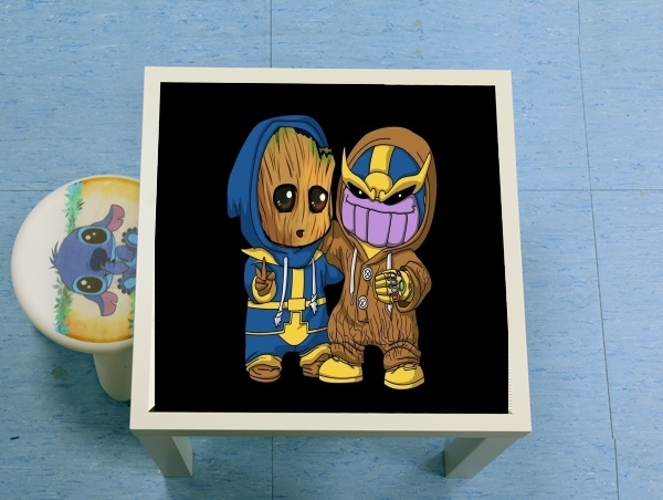 tavolinetto Groot x Thanos 