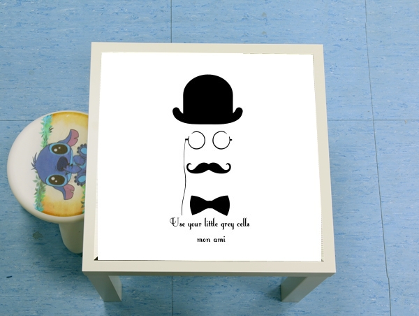 table d'appoint Hercules Poirot Quotes