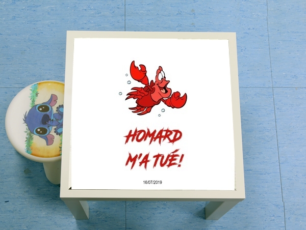table d'appoint Homard ma tue