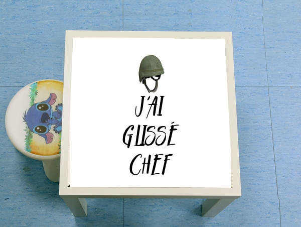 table d'appoint Jai glisse chef