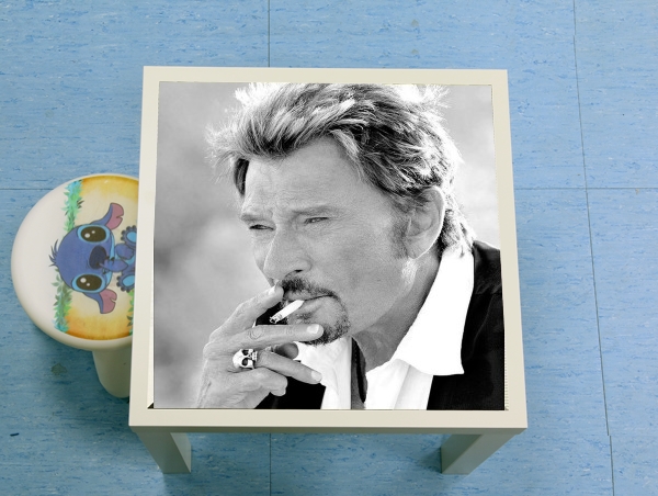 table d'appoint johnny hallyday Smoke Cigare Hommage