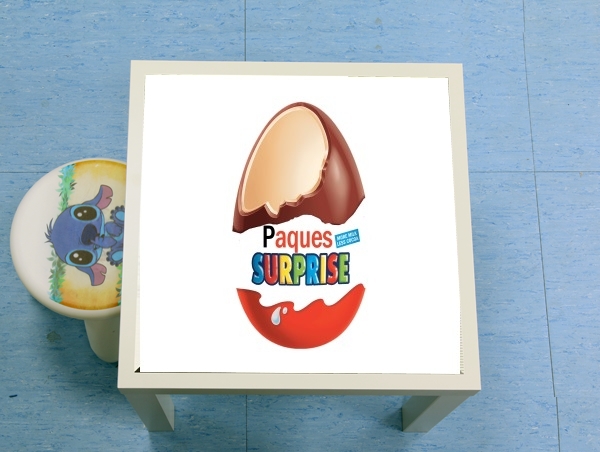 table d'appoint Joyeuses Paques Inspired by Kinder Surprise