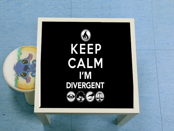 table d'appoint Keep Calm Divergent Faction