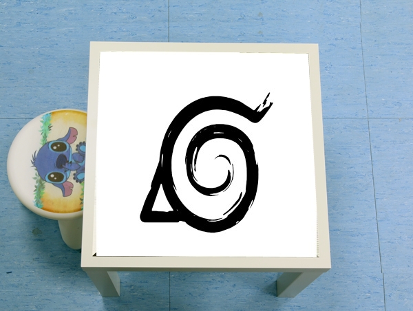 tavolinetto Konoha Symbol Grunge art 