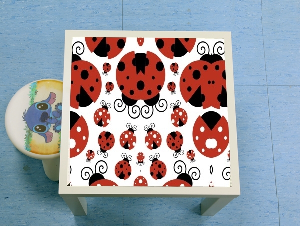 table d'appoint coccinelle
