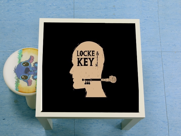 tavolinetto Locke Key Head Art 