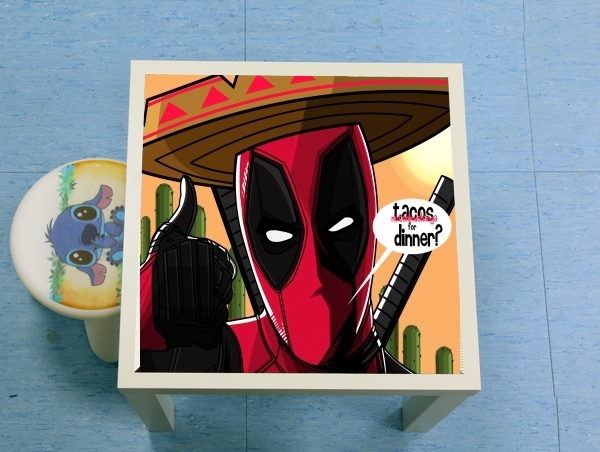 table d'appoint Mexican Deadpool