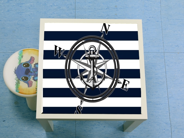 table d'appoint Navy Striped Nautica