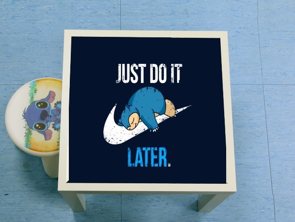 table d'appoint Nike Parody Just do it Late X Ronflex