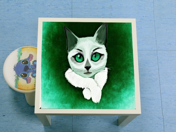 table d'appoint Painting Cat
