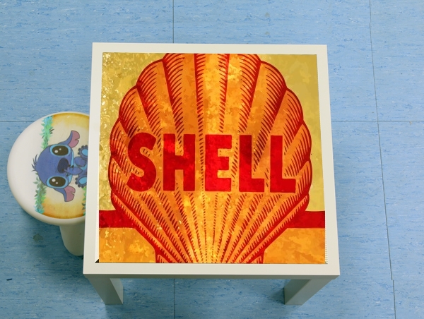 table d'appoint Vintage Gas Station Shell