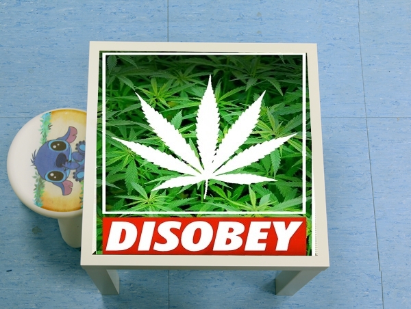 table d'appoint Weed Cannabis Disobey