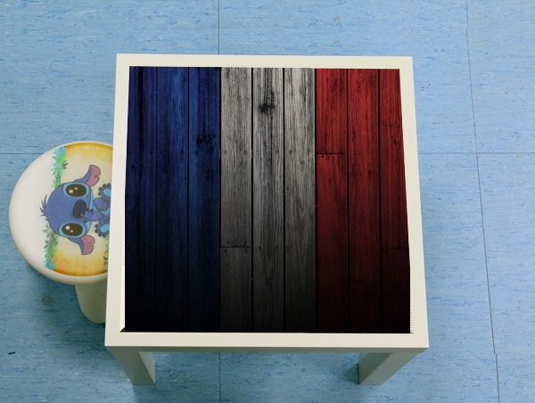 table d'appoint Wooden French Flag