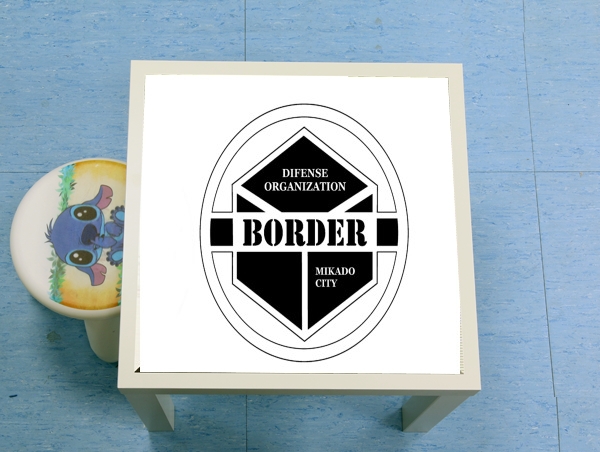 table d'appoint World trigger Border organization