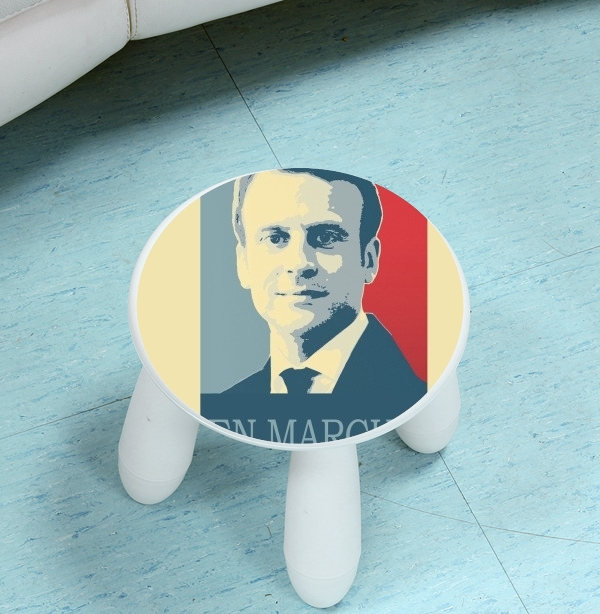 sgabello Macron Propaganda En marche la France 