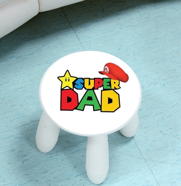 sgabello Super Dad Mario humour 
