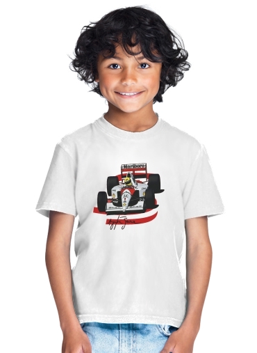 tshirt enfant Ayrton Senna Formule 1 King