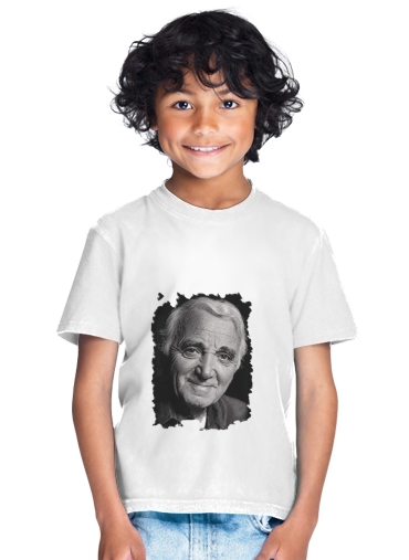 tshirt enfant Aznavour Hommage Fan Tribute