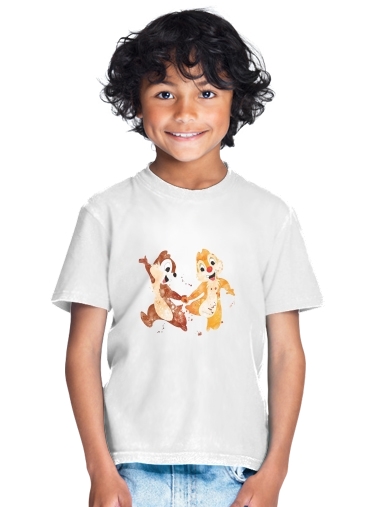 tshirt enfant Chip And Dale Watercolor