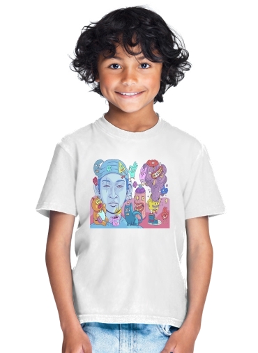 tshirt enfant Colorful and creepy creatures