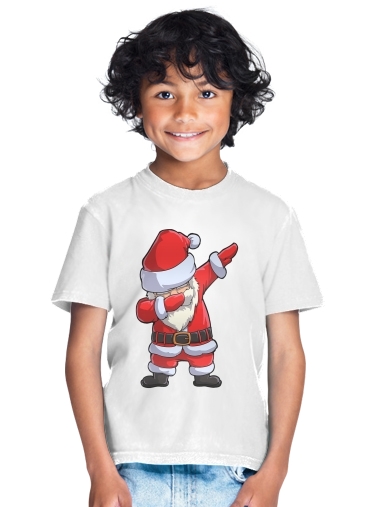 tshirt enfant Dabbing Santa Claus Christmas