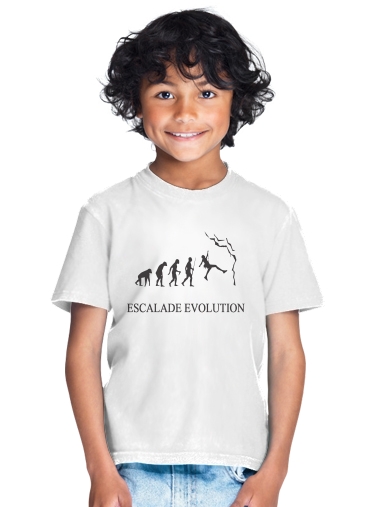 tshirt enfant Escalade evolution