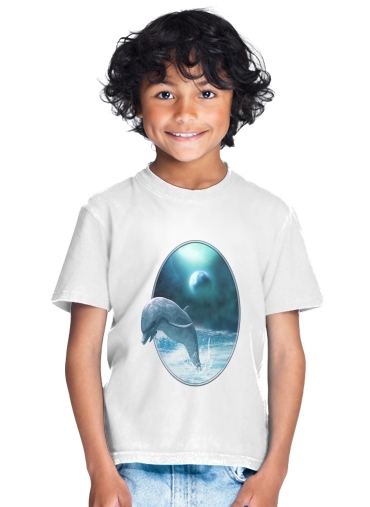 tshirt enfant Freedom Of Dolphins