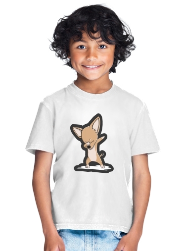 tshirt enfant Funny Dabbing Chihuahua