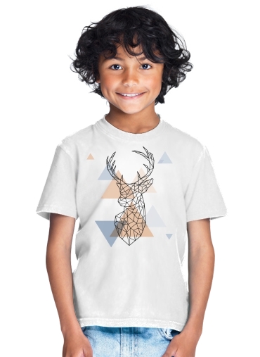 tshirt enfant Geometric head of the deer