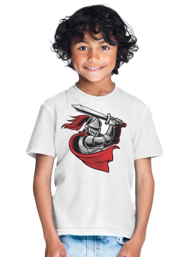 tshirt enfant Knight with red cap