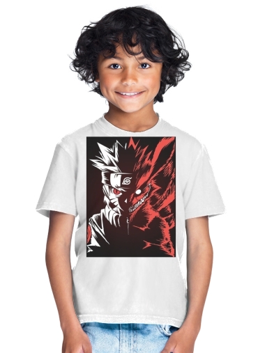 tshirt enfant Kyubi x Naruto Angry