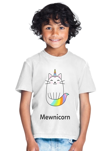 tshirt enfant Mewnicorn Unicorn x Cat