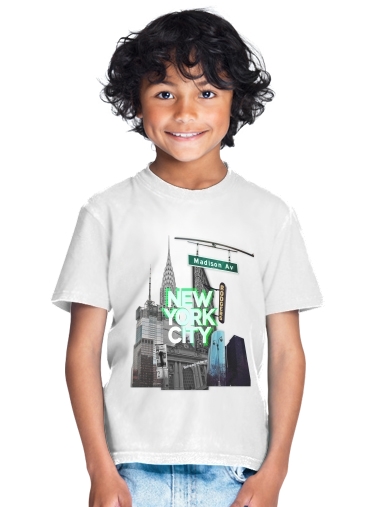 tshirt enfant New York City II [green]