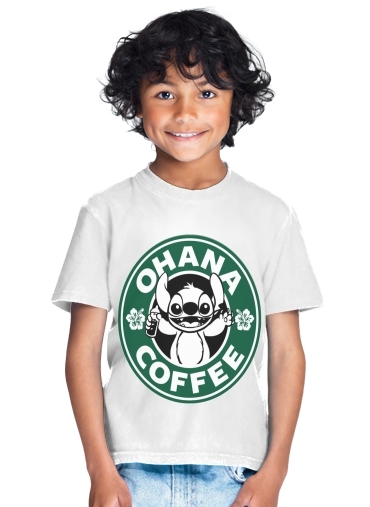 tshirt enfant Ohana Coffee