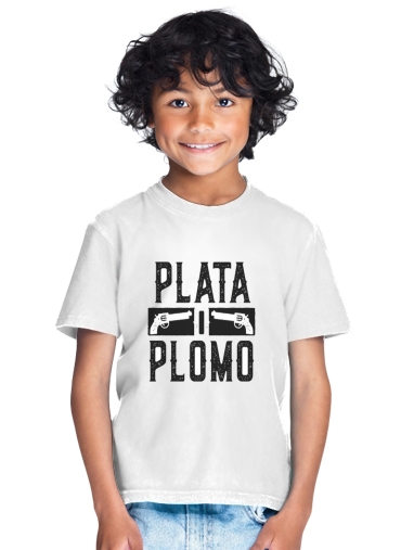 tshirt enfant Plata O Plomo Narcos Pablo Escobar