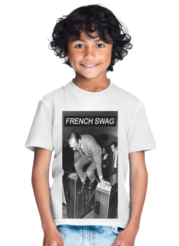 tshirt enfant President Chirac Metro French Swag