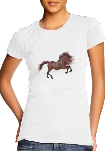 Tshirt A Horse In The Sunset femme
