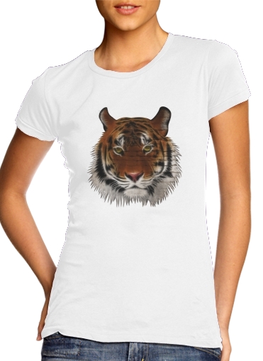 Tshirt Abstract Tiger femme