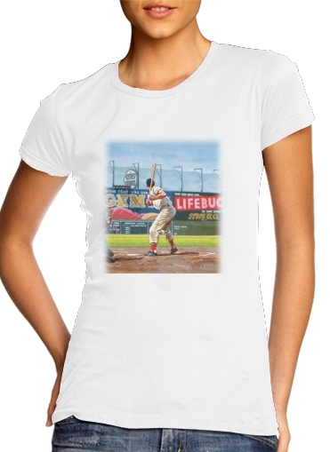 Tshirt Baseball Painting femme