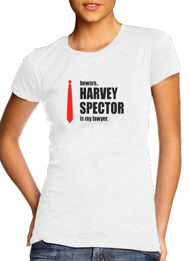 Tshirt Beware Harvey Spector is my lawyer Suits femme