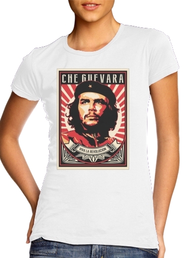 Tshirt Che Guevara Viva Revolution femme